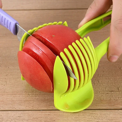 Handheld Tomato Slicer Bread Clip Fruit Vegetable Cutting Lemon Shreadders Potato Apple Gadget Kitchen Accessories Kitchenware - Eloy Royal