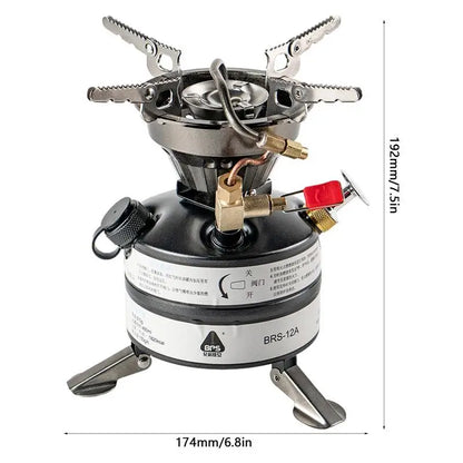 Portable Camping Stove Mini Outdoor Burning Stove Ultralight Stove For Camping Picnic BBQ Hiking - Eloy Royal