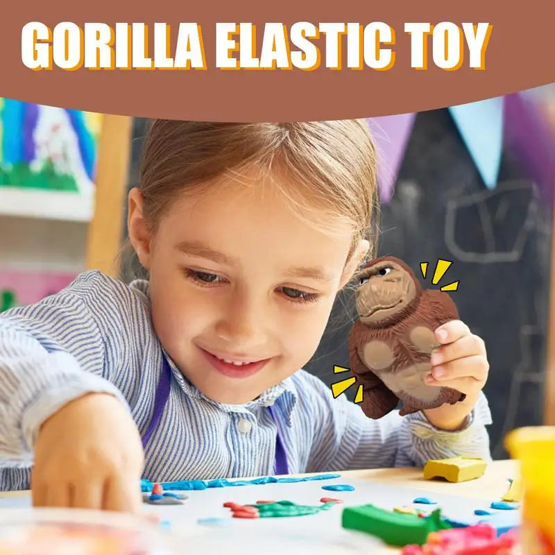 Squeeze Toy Gorilla Pinch Toy Squishys Autism Stress Reliever Toys FidgetToys Stretch Vent Gorilla Decompressions Anti Stress