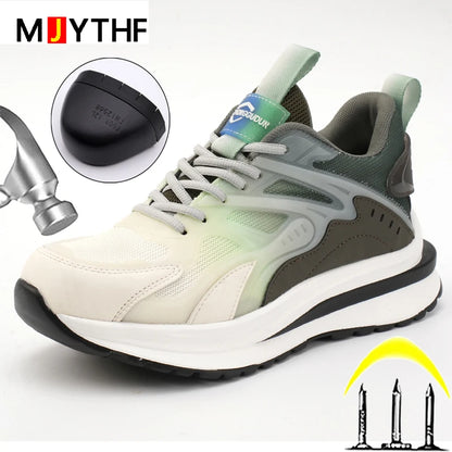 2023 Autumn Winter Shoes Security Boots Anti Smashing Anti Piercing Work Sneakers Safety Shoes Men Platform Protective Footwear - Eloy Royal