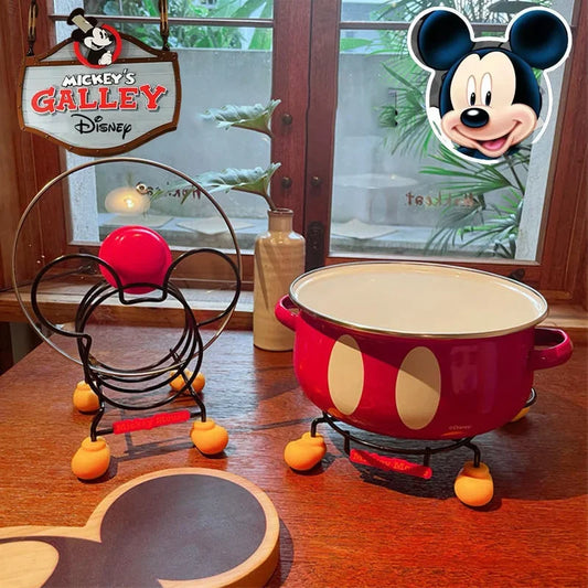 Disney Mickey Kitchen Shelf Cutting Board Rack Drain Rack Cartoon Bowl Rack Pot Holder Tableware Shelf Kitchenware Storage Racks - Eloy Royal