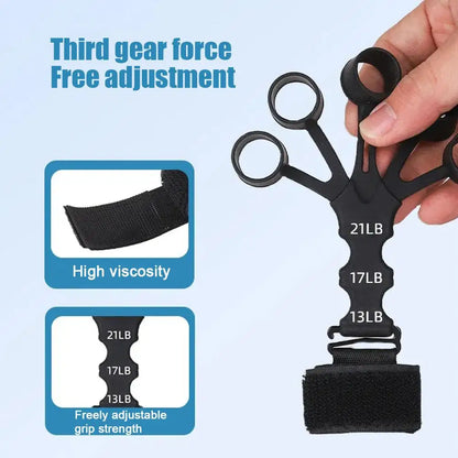 5 Fingers Silicone Finger Expander Finger Clip Training Stretcher Strength Recovery Physical Tool Grip Trainer - Eloy Royal