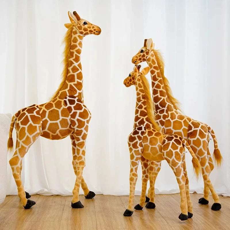 40cm  Simulation Giraffe Doll Real Life Giraffe Plush Toys Cute Stuffed Animal Dolls Birthday Gift Kids Toy Bedroom Madagascar