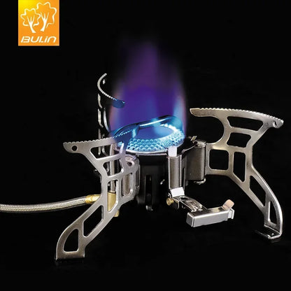 Bulin Stainless Steel Outdoor Foldable High Altitude Burnner Furnace Split Type Gas Stove for Camping Survival Hiking Picnic T4A - Eloy Royal