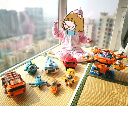 Anime Octonauts Octopod Octopus Barnacles Dolls Building Blocks Bricks Sets Classic Cartoon Model Toys for Child Gift - Eloy Royal