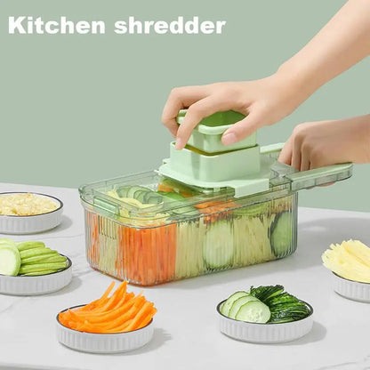 Chopper Vegetable Cutter Vegetable Slicer Easy To Clean Multifunctional Utensils Kitchenware Artifact Wipes Kitchen Supplies - Eloy Royal