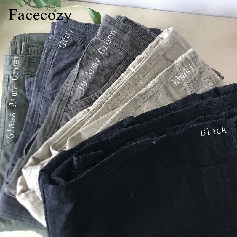 Facecozy Men Tactical Military Cargo Pants Winter Male Outdoor Multi-pockets Windproof Camping Trekking Fishing Hiking Trousers - Eloy Royal