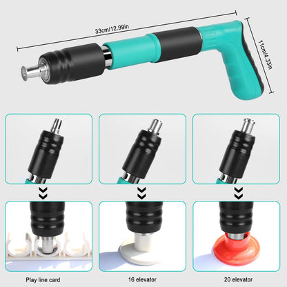 5 Gears Manual Mini Steel Nail Gun Rivet Tool Ceiling Wall Anchor Wire Slotting Device Home Wall Fastener Metalworking Rivet Gun - Eloy Royal