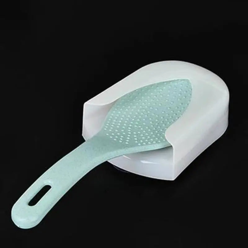 Spoon Rest Kitchenware Easy To Install Convenient Durable Save Space Viscose Rice Spoon Holder Rice Cooker Plastic Spoon Holder - Eloy Royal