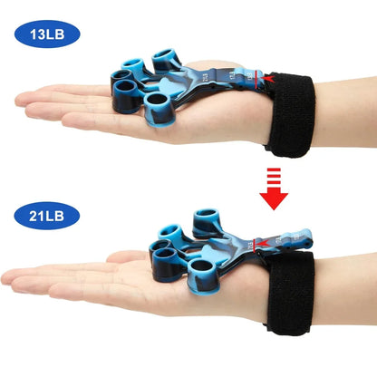 Finger Grip Hand Gripper Level 6 Resistance Restoring Physical Tools Patient Hand Strengthener Expander Guitar Finger Exerciser - Eloy Royal