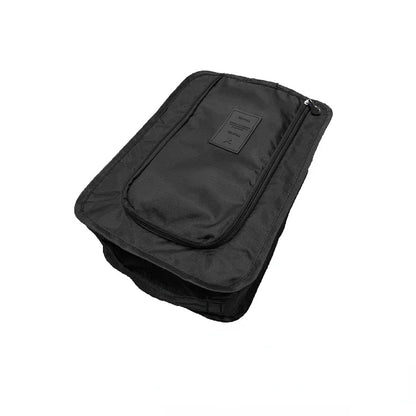 Travel Shoe Bags Portable Large Shoe Bags Waterproof with Zipper Closure Dustproof Oxford Portable Folding Shoes Storage Bag black