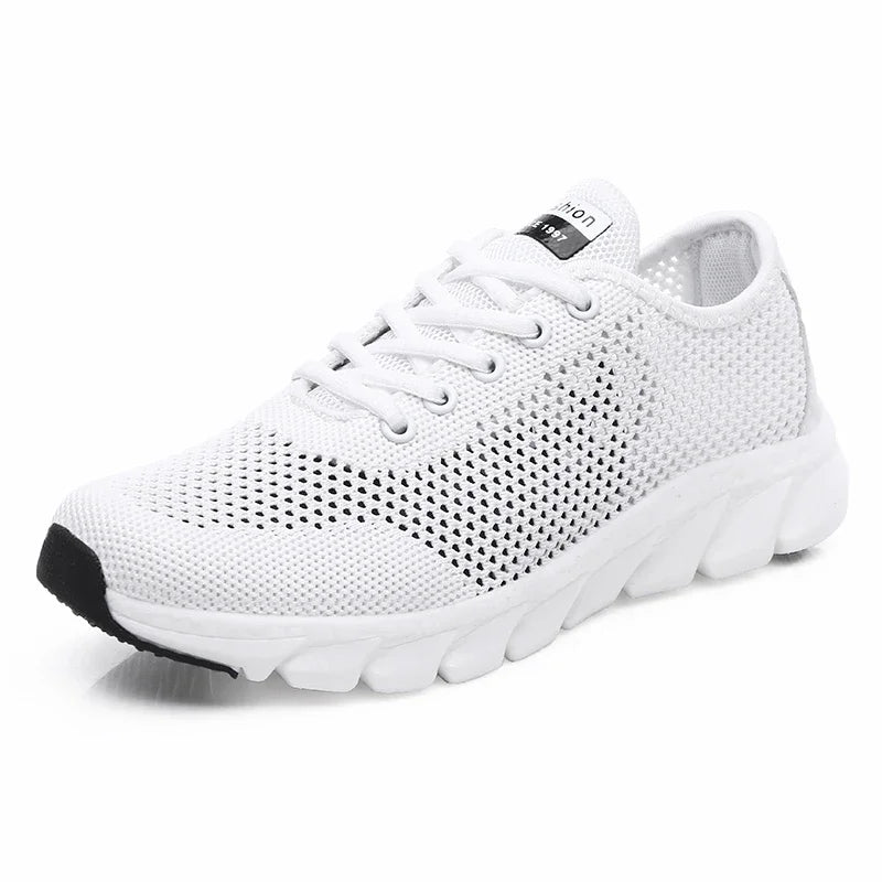 New Mesh Women Sneakers Breathable Flat Shoes Women Lightweight Sports Shoes Non-slip Running Footwear Zapatillas Mujer Casual - Eloy Royal