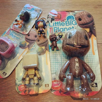 Cute LittleBigPlanet Sackboy Anime Game Figurine Little Big Planet Robot Keychain Kawaii Action Figure Models Toys - Eloy Royal