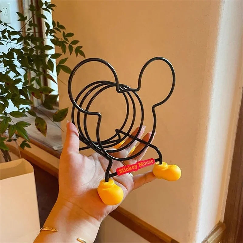 Disney Mickey Kitchen Shelf Cutting Board Rack Drain Rack Cartoon Bowl Rack Pot Holder Tableware Shelf Kitchenware Storage Racks - Eloy Royal