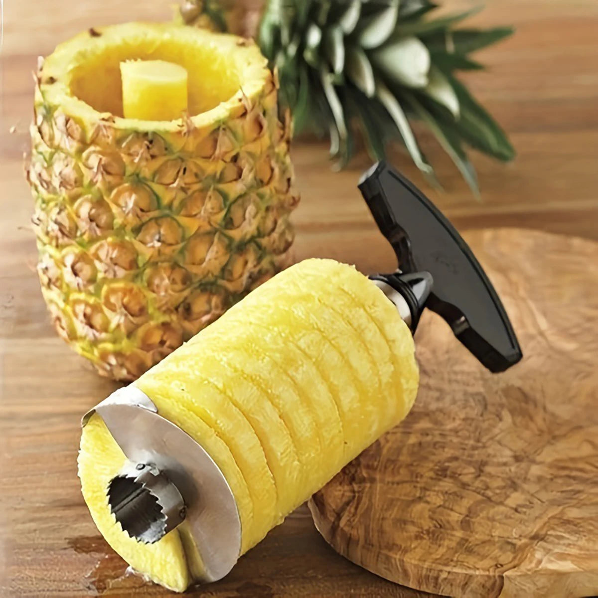 Novel Stainless Steel Pineapple Slice Corer Peeler Tools Useful Things For Kitchen Gadgets Fruit Accessories Kitchenware Item - Eloy Royal