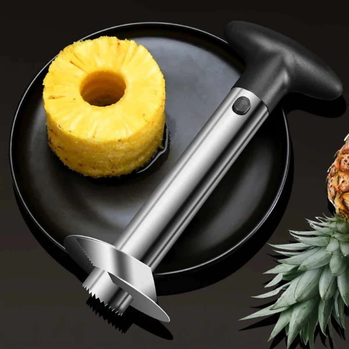 Novel Stainless Steel Pineapple Slice Corer Peeler Tools Useful Things For Kitchen Gadgets Fruit Accessories Kitchenware Item - Eloy Royal