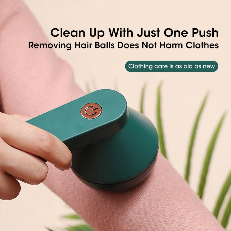 Electric Lint Remover For Clothes Fuzz Pellet Sweater Fabric Hair Ball Trimmer Portable USB Charging Detachable Cleaning