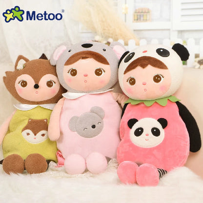 Plush Backpack Metoo Doll Soft Toys For Girl Baby Cute Cartoon Stuffed Animals For Kid Child School Shoulder Bag In Kindergarten - Eloy Royal