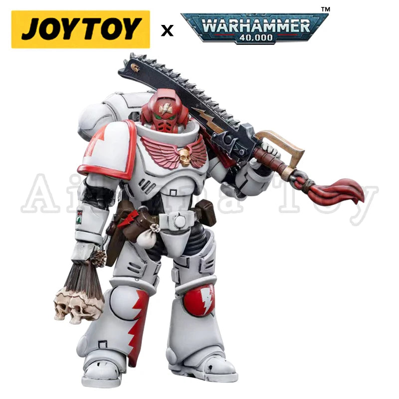 JOYTOY 1/18 Action Figure White Scars Intercessors And Bike Anime Collection Military Model Free Shipping - Eloy Royal