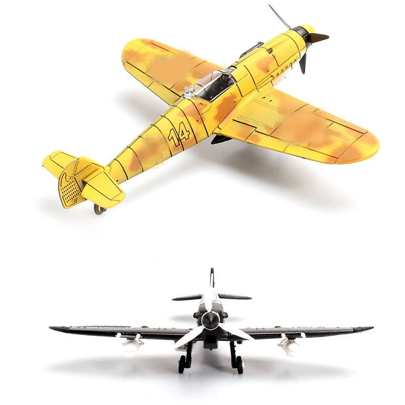 1/48 WW2 F4U Fighter P51 BF109 Hurricane Military MUSTANG Fighter 4D Assemble Model Airplane Plastic DIY Puzzle Toy Gifts - Eloy Royal