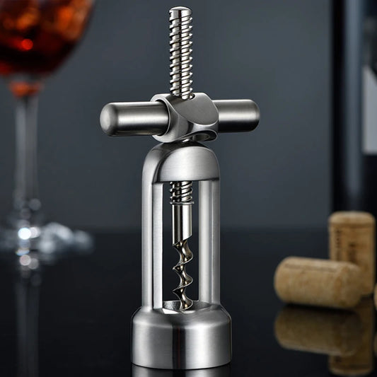 1/3Pcs 304 Stainless Steel Wine Bottle Opener, Leverage Design Corkscrew for Red Wine - Kitchenware Bar Tools - Eloy Royal