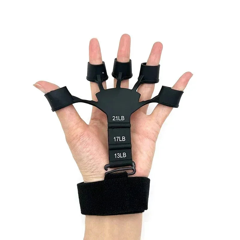 Finger Grip Hand Gripper Level 6 Resistance Restoring Physical Tools Patient Hand Strengthener Expander Guitar Finger Exerciser - Eloy Royal