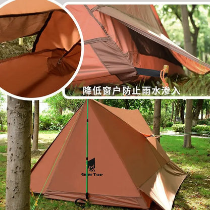 Outdoor Ultralight Camping Tent (no pole) 2 Person Tent Sun Shelter - Eloy Royal