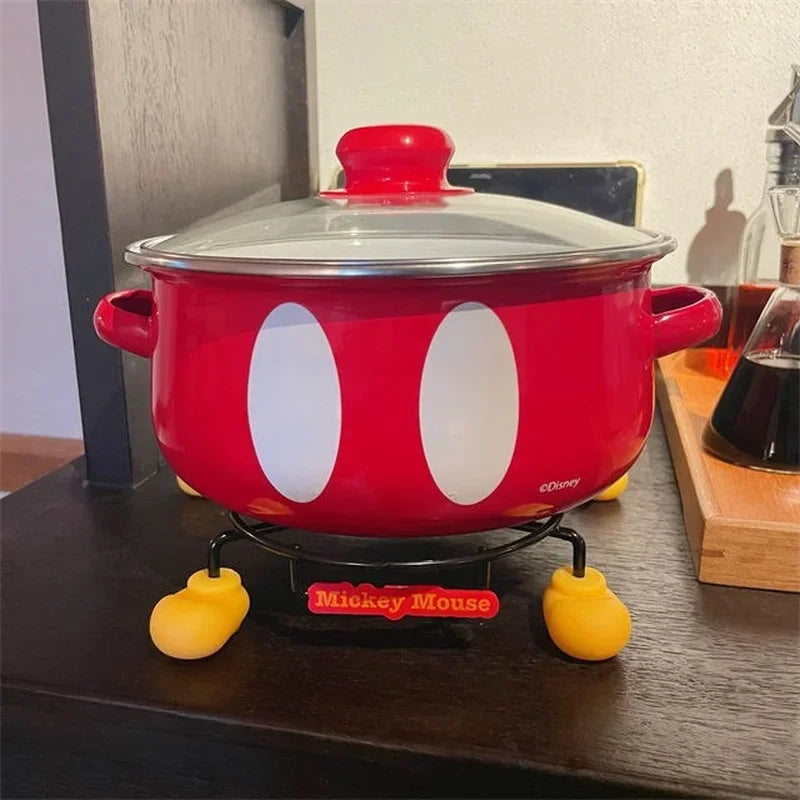 Disney Mickey Kitchen Shelf Cutting Board Rack Drain Rack Cartoon Bowl Rack Pot Holder Tableware Shelf Kitchenware Storage Racks - Eloy Royal