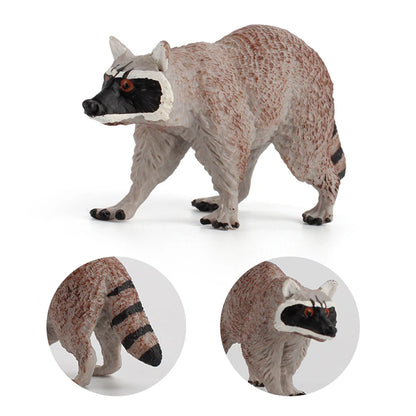 Kids Children Toys Gifts Raccoon Figurines Animals Action Figure Ring-Tailed Lemur Figures Collection Models Home Decor Educate - Eloy Royal