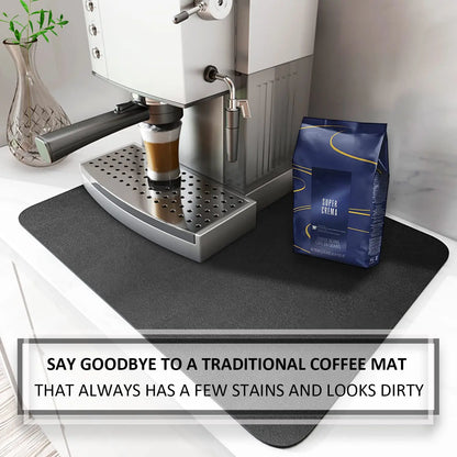 Super Absorbent Large Kitchen Absorbent Mat Antiskid Draining Coffee Dish Drying Mat Quick Dry Bathroom Drain Pad Tableware Mat