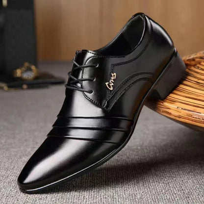 Business Dress Men Shoes Luxury Mens Dress Shoes Patent Leather Oxford Shoes for Men Oxfords Footwear High Quality Leather Shoes - Eloy Royal