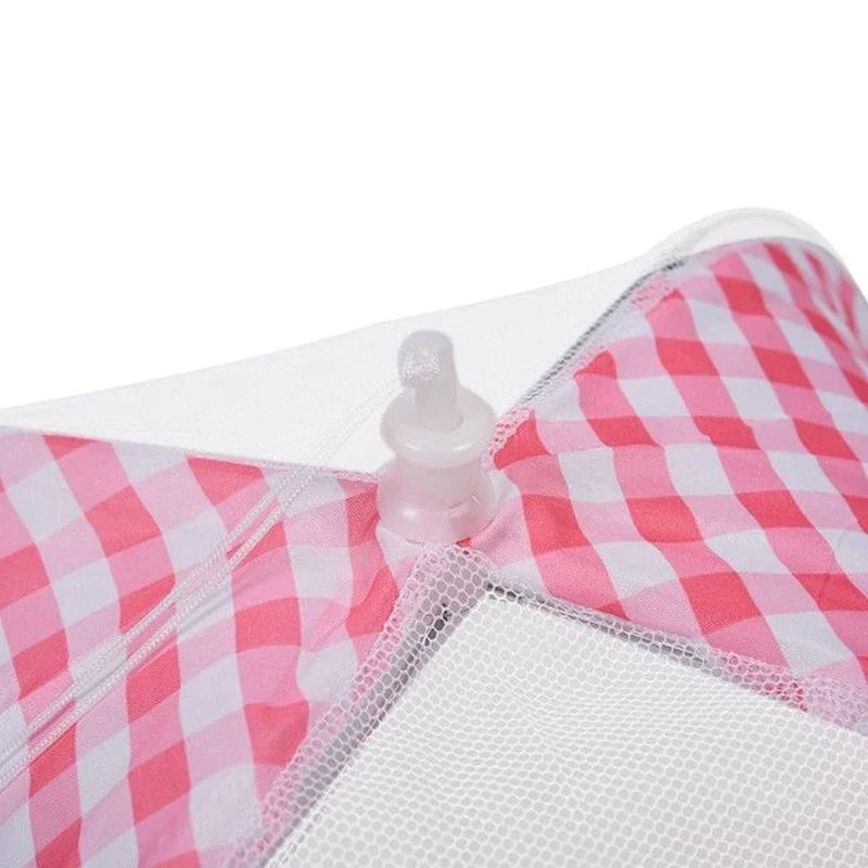 33CM Kitchen Folded Food Cover Umbrella Half Clear Mesh Hygiene Grid Food Dish Cover Kitchenware covering Cap Dirt dust prevent - Eloy Royal