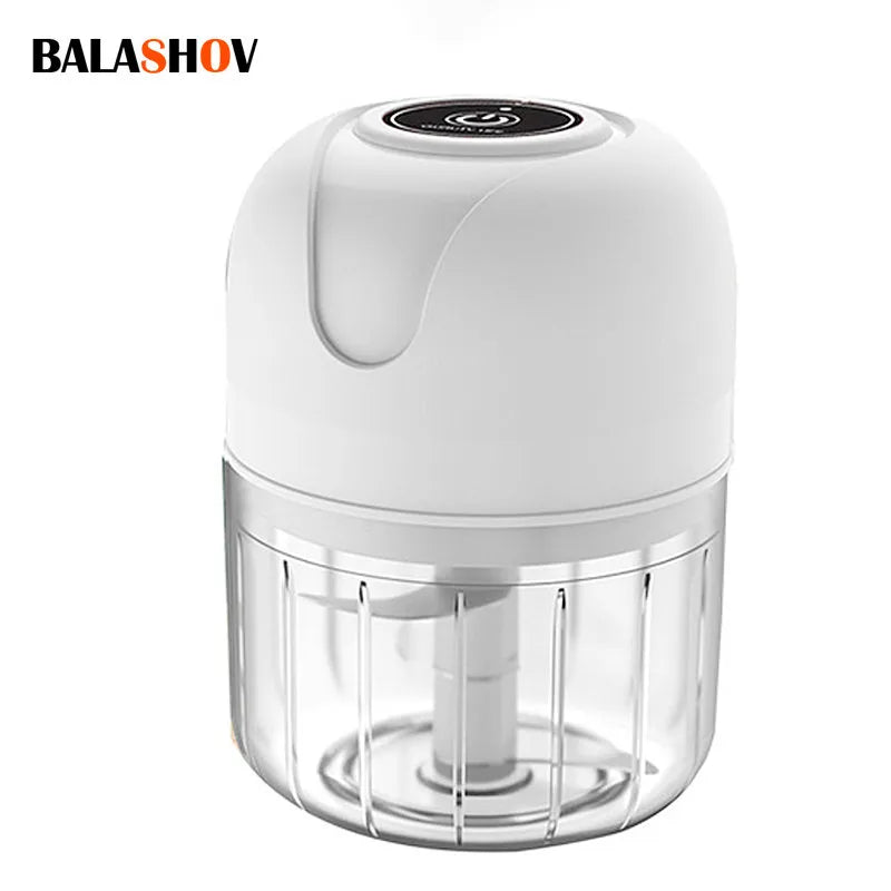 Mini Electric Garlic Chopper USB Meat Grinder Garlic Masher Machine Sturdy Durable Crushed Ginger Vegetable Crusher Kitchenware - Eloy Royal