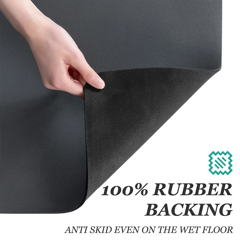 Super Antiskid Large Kitchen Absorbent Draining Mat Super Absorbent Draining Coffee Dish Drying Mat Quick Dry Bathroom Drain Pad