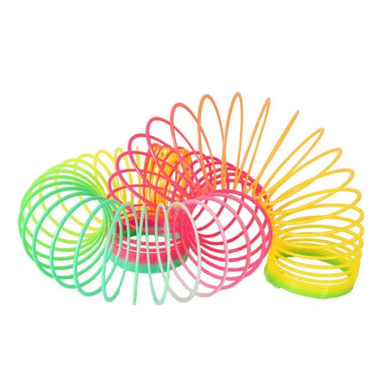 Folding Plastic Spring Coil Color Rainbow Circle Funny Magic Toys Early Development Educational Children's Creative Magical Toys - Eloy Royal