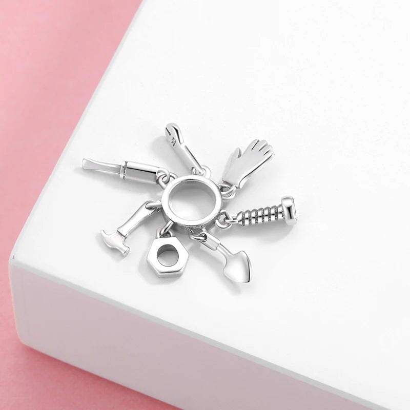 Hot sale Kitchen tools 925 Sterling Silver Kitchenware Charm Beads Accessories fits Original JIUHAO DIY Bracelets Jewelry 2021 - Eloy Royal