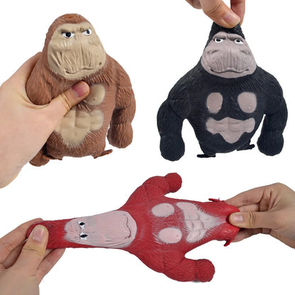 Giant Anti Stress Gorilla Toy Squeezing Elastic Monkey Fun Gorilla Stress Relief Game Mini Children's Gift Birthday Gift