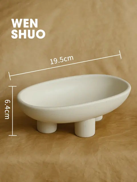 Three-Legs Ceramic Soap Dish - Eloy Royal