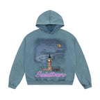 DONCARE Mens Pullover Hoodie Autumn Winter Sports Party Casual Heavyweight Sweatshirt