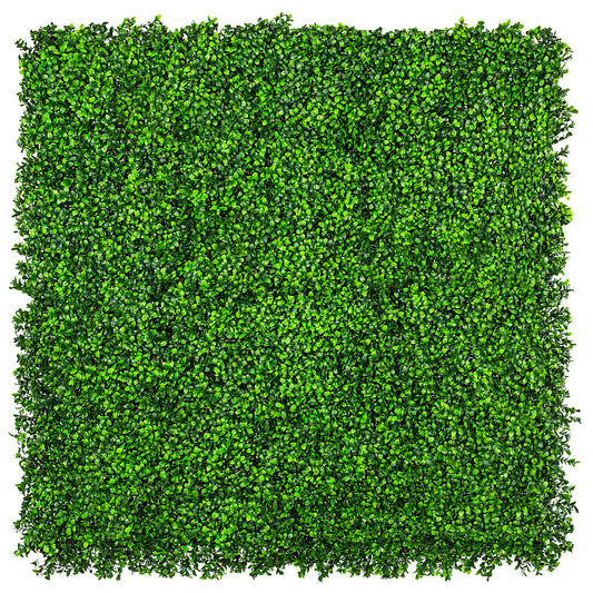 Bright Artificial Boxwood Wall 40" x 40" 11SQ FT UV Resistant