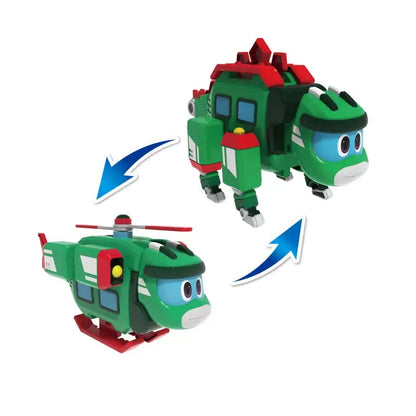 Big Gogo Dino ABS Deformation Car/Airplane With Sound Action Figures REX/PING/TOMO Transformation Dinosaur toys for Kids - Eloy Royal