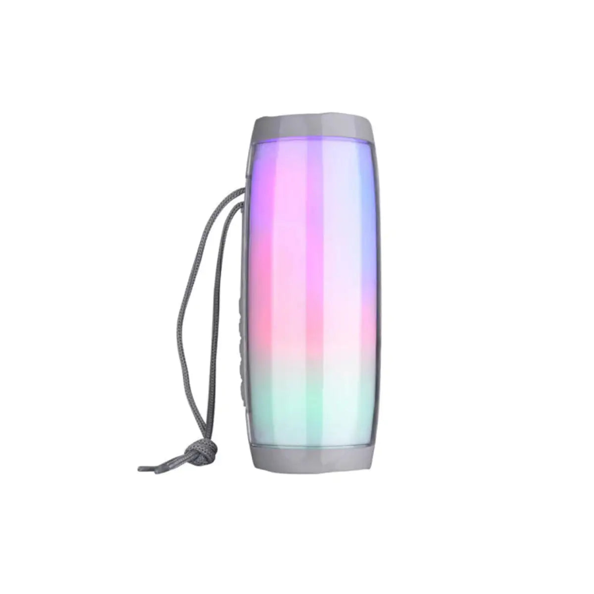 Rainbow LED Bluetooth Speakers In Vibrant Colors Silver
