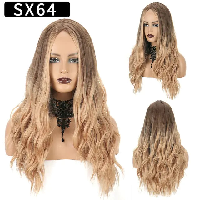 Wavy Middle Part Wigs - Eloy Royal