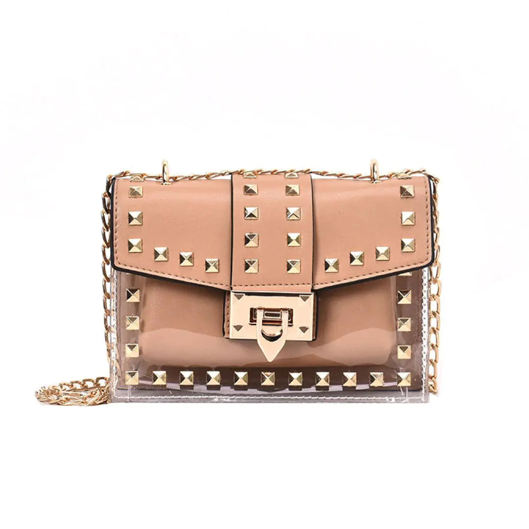 Betty Shoulder Bag -Clear/Rose - Eloy Royal