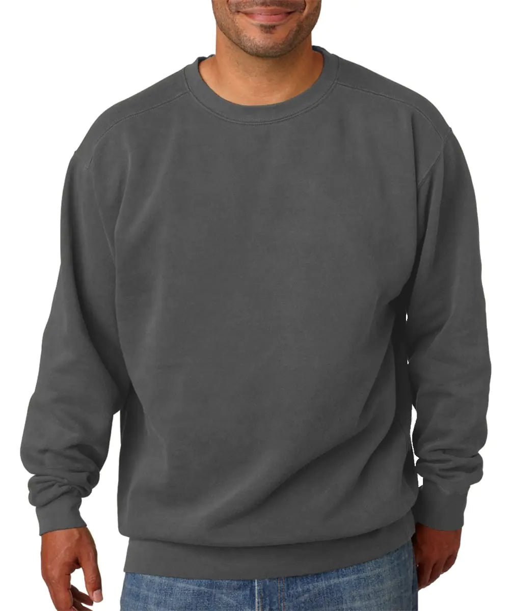 Chouinard Adult Heavyweight Crewneck Blended Sweatshirt Pepper L