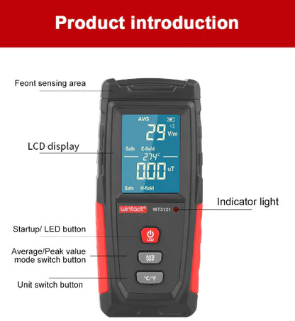 Electromagnetic Field Radiation Detector Tester - Eloy Royal