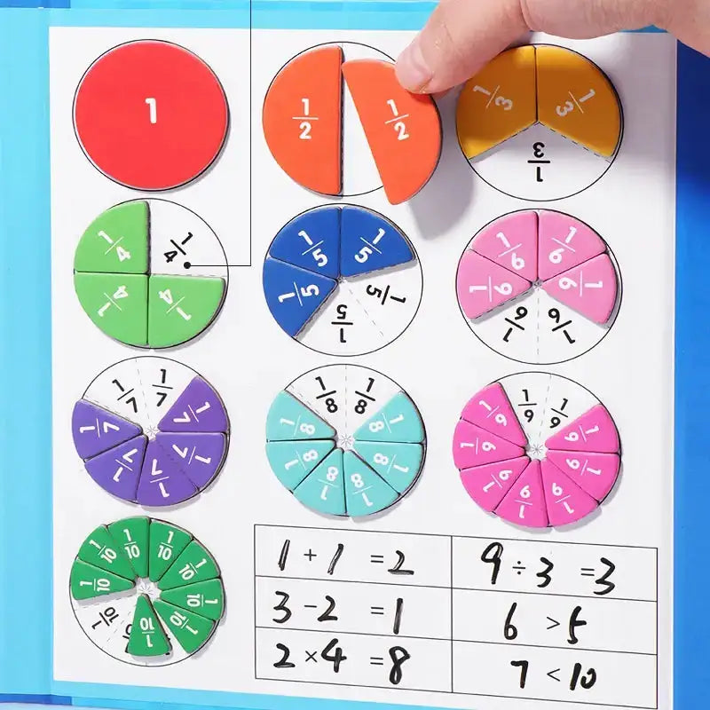 Children's Magnetic Fraction Book - Eloy Royal