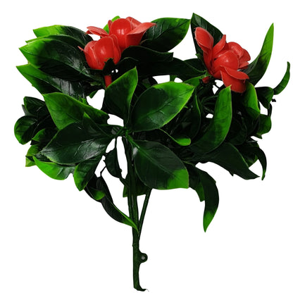 Red Bougainvillea Flower Stem 12" UV Resistant