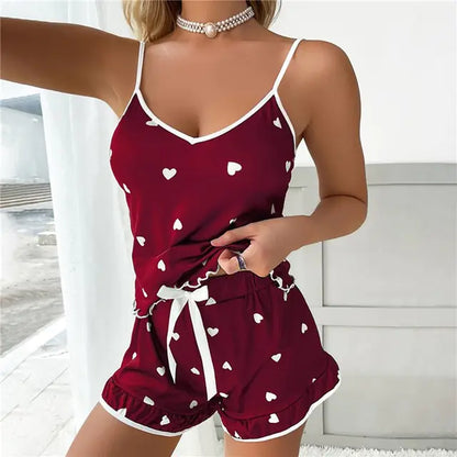 Women's Print Pajama Set: Adorable - Eloy Royal