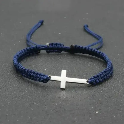 Rope Cross Bracelet - Eloy Royal